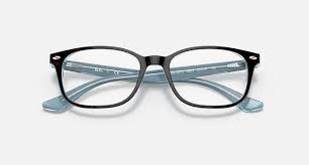RAY BAN Women's Tortoise Glasses Frames w Light Blue Eyeglasses RB5375